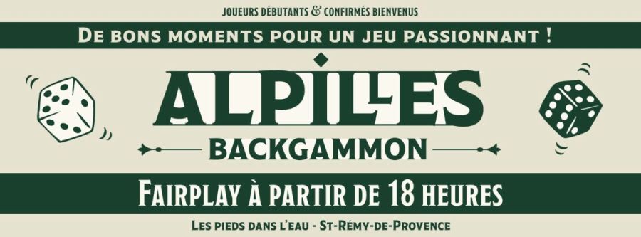 Bannière Alpilles Backgammon