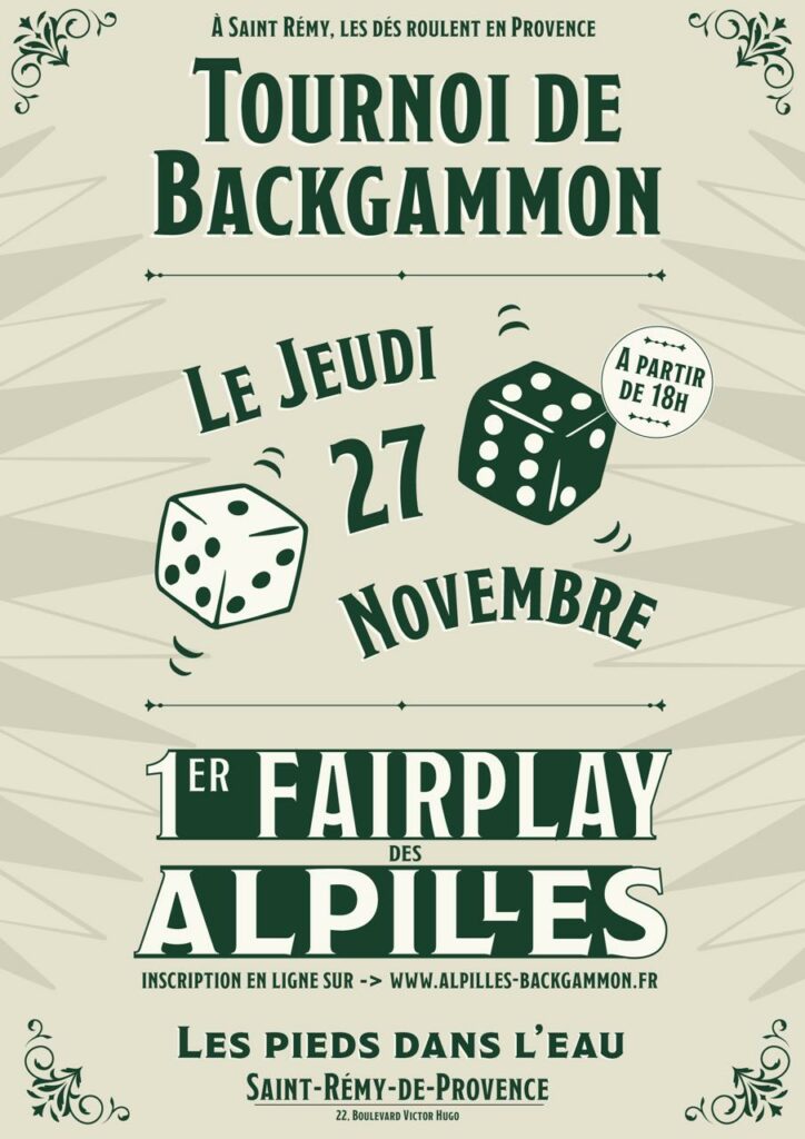 1er Tournoi Fairplay des Alpilles – 27 Novembre 2025